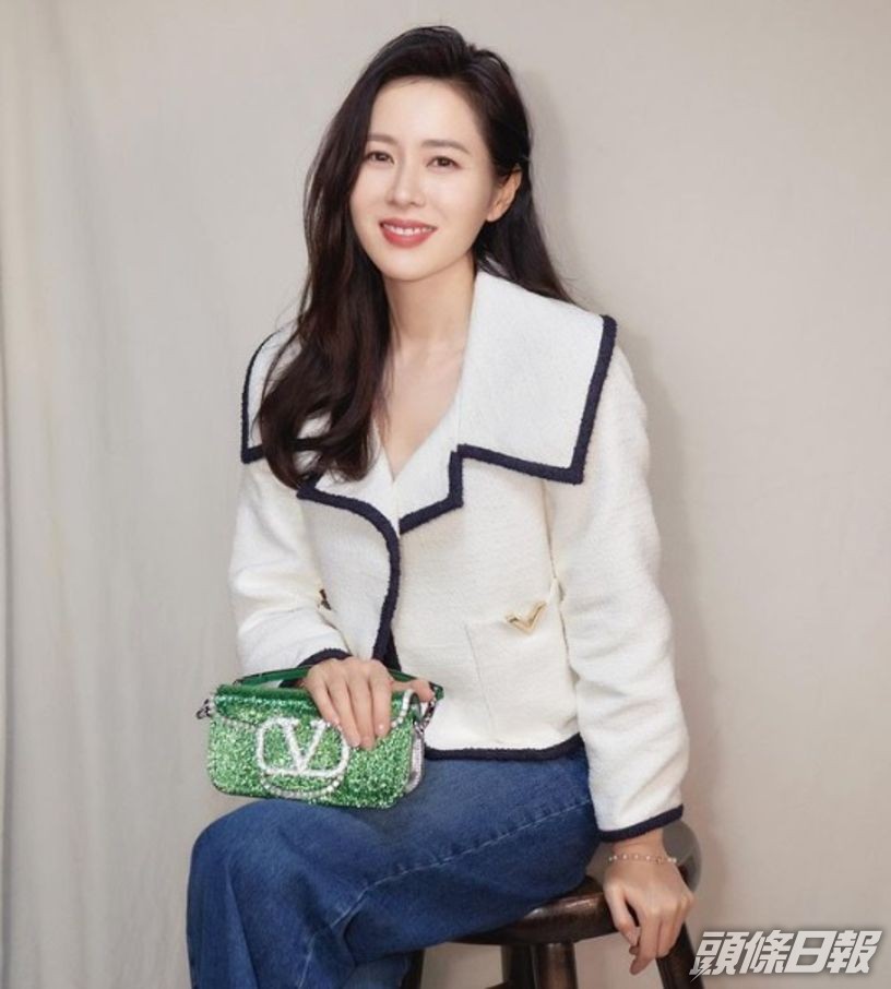 孫藝珍之前貼出新相時，仲未見肚。